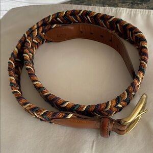 Torino Braided Multicolor Belt Size 36